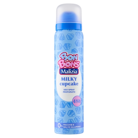 Malizia Bon Bons Milky cupcake Deo Spray Profumato 48h 100 mL